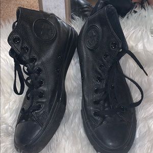 Leather High-top Converse